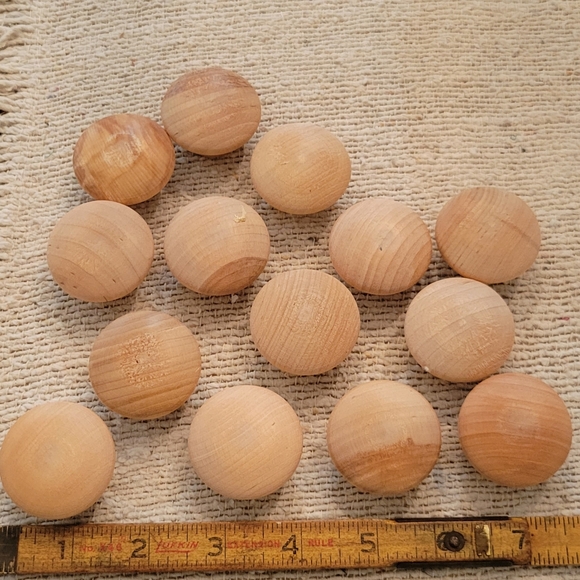 Wood Door Pulls Knobs Lot 41 pieces Different Sizes Wooden Cabinets - Picture 8 of 13